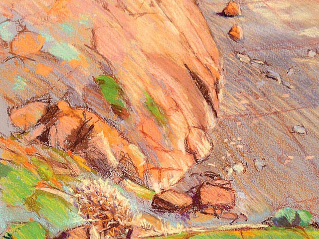 Cliffs at Hallett Cove - Detail 2