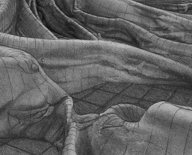 Study of Forms Like Flowing Lava - Detail 5