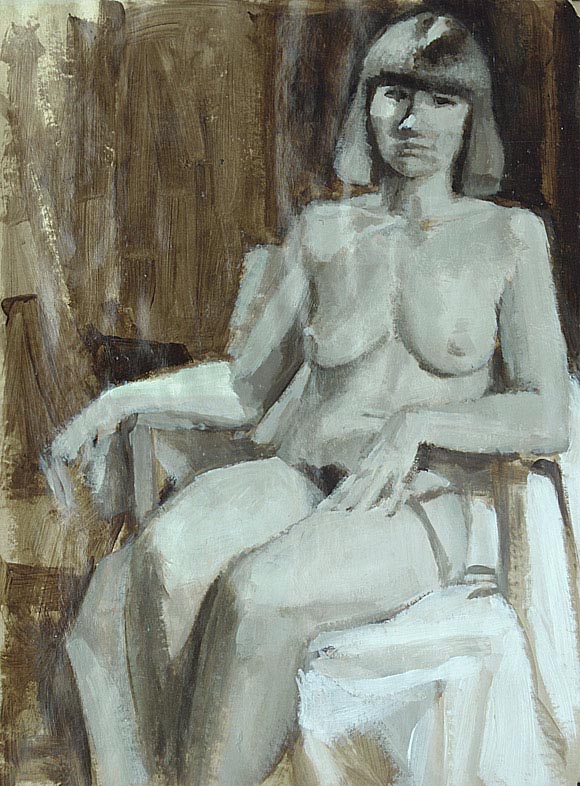 Nude in Chair