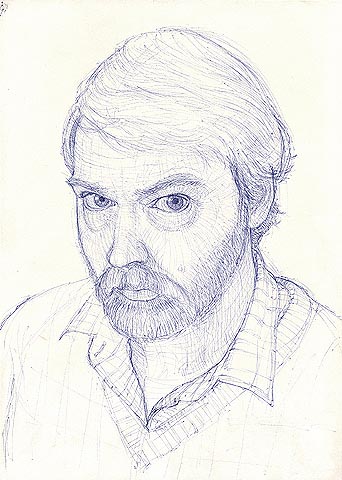 Self Portrait in Biro