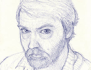 Self Portrait in Biro