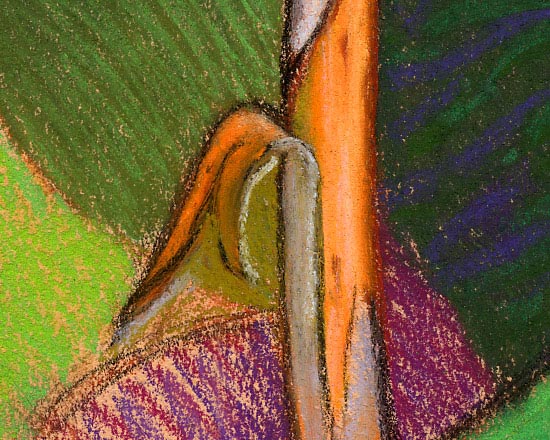 Our Small Gum Tree in the Wind - Detail 2