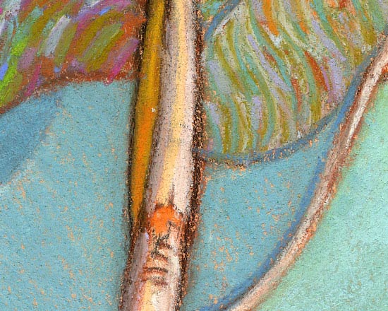 Our Small Gum Tree in the Wind - Detail 4