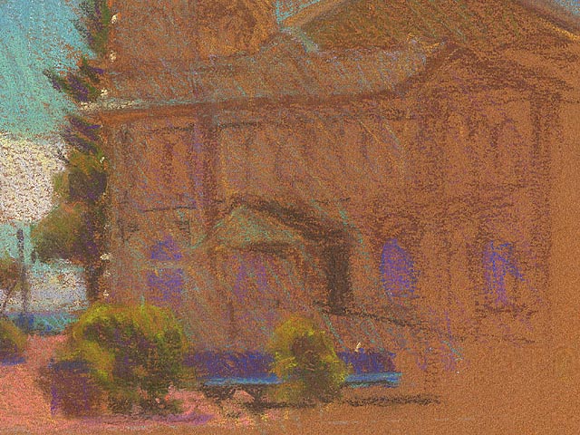 Looking Out Across Moseley Square - Windy Afternoon - Detail 3