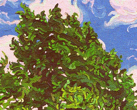 Poplar in the Wind - Detail 1