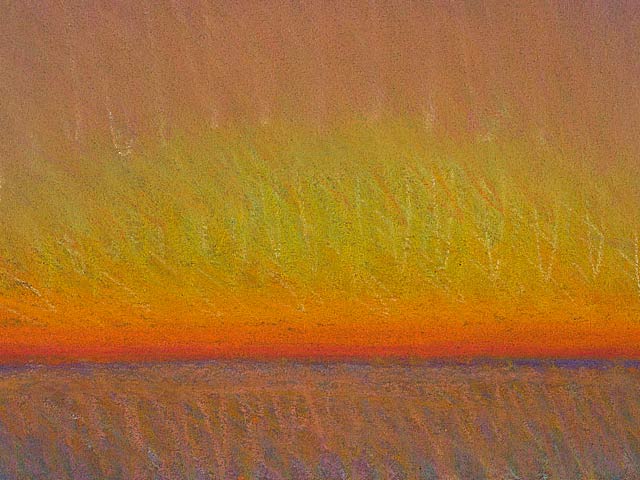 Across the Sea, After Sunset - Detail 1