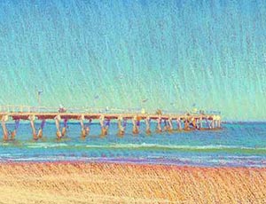 Glenelg Jetty in Morning Sunlight